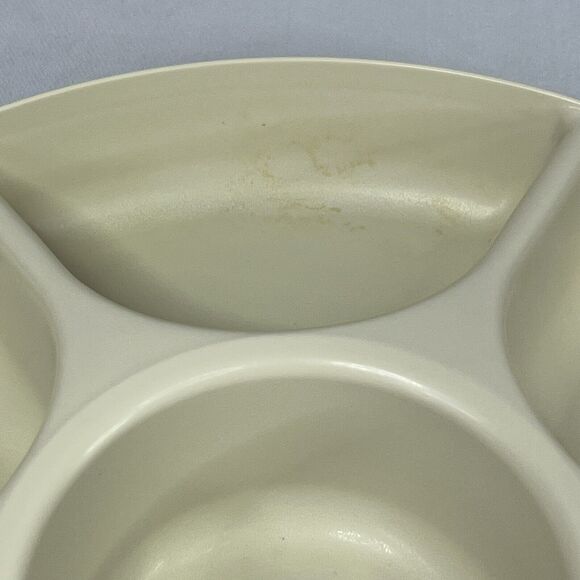 Vintage Tupperware Veggie/Dip Serving Tray Party Platter With Lid - Picture 8 of 8